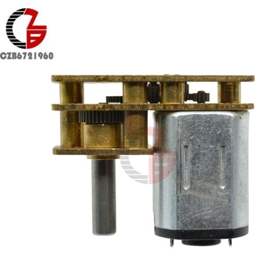 GA1024 N20 DC Gear Motor 3V 100RPM Linear Electric Miniatura Motor for Home Appliance Fan Car Hobby Toy RC Car