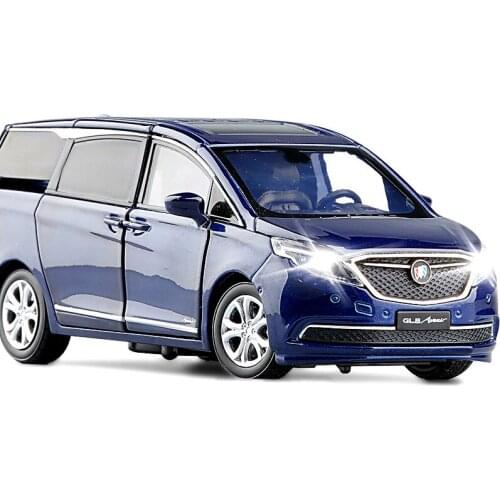 1:32 Buick GL8 ES Avenir Car Model Sound and light Die Cast Alloy Boys Toys Cars Diecasts & Toy Supercar Collectibles Kids Car
