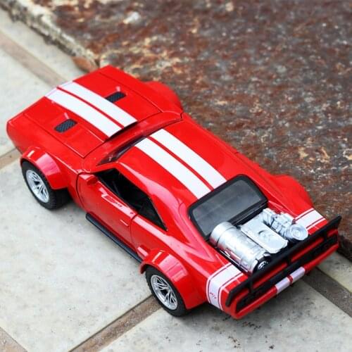 1:32 Sports Car Model Diecast Sound Light Pull Back Auto Super Racing Car for Kids Toy