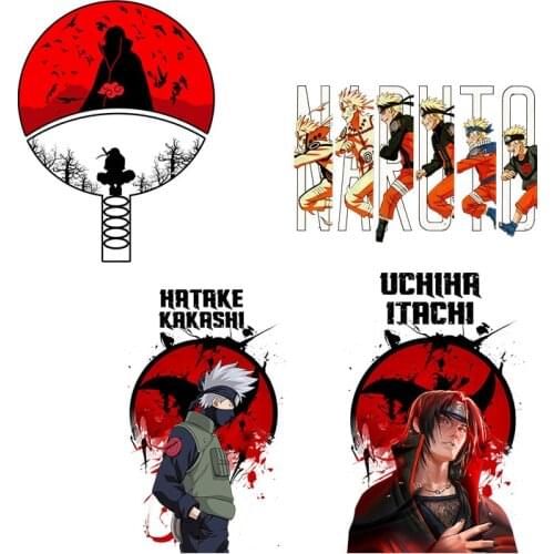 New ANime Hatake Kakashi Patches For Clorhing Patchs Iron On Heat Transfers Patch For Tshirt Hoodie A-level Badge Applique