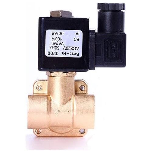 3/8" Normally Closed Brass High Pressure Solenoid Valve 110V 24V 12V 24v
