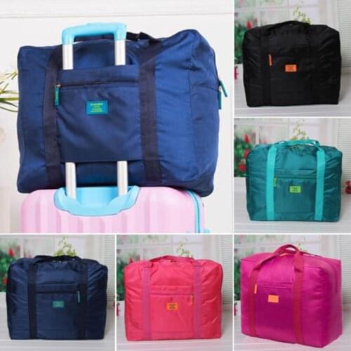 2019 Newest Hot Portable Women Men Foldable Travel Storage Luggage Big Hand Shoulder Waterproof Travel Pouch Tote Bag
