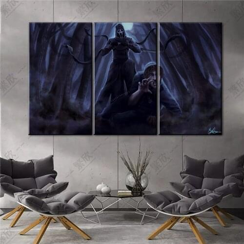 Multi Module A Nightmare Scream Movie Poster Ghost Face Daylight Dead Video Games Art Canvas Paintings for Wall Decor