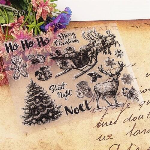 Hot selling sled transparent clear stamp / silicone seal roller stamp DIY scrapbook album / card production