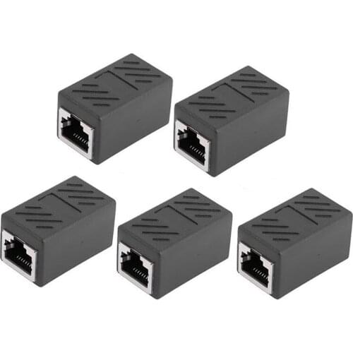 RJ45 Female to Female Network Cat7 Cat6 Cat5e Ethernet LAN Connector Coupler Extender RJ45 Ethernet Cable Extension Converter