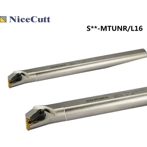 Nicecutt Lathe Tools S**-MTUNR/L16 Internal Turning Tool Holder Boring Bar For Carbide Inserts TNMG1604 Blade инструменты