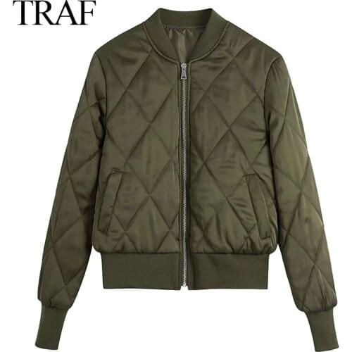 Женские короткие куртки TRAF China At AliExpress