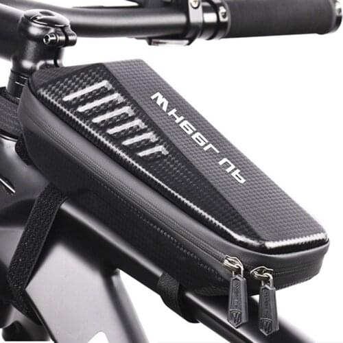 WHEEL UP Waterproof Bicycle Front Bag Rainproof Hard Shell Cycling Bag High Capacity Top Tube Bike Bag Cycling Accessories