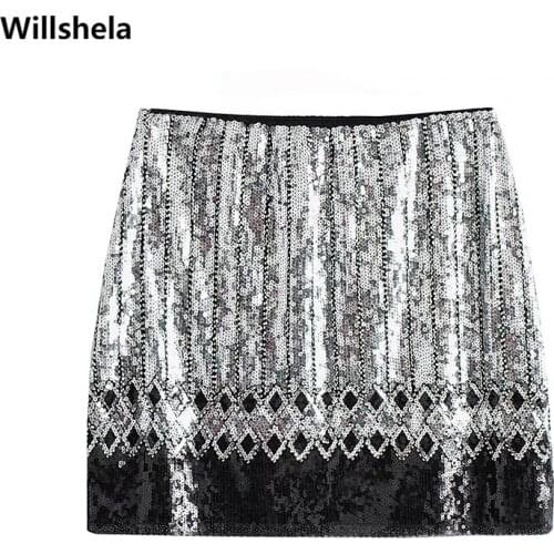 Женские вечерние юбки Willshela China At AliExpress