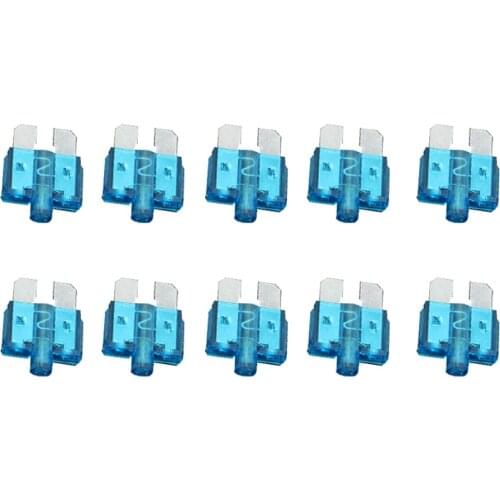 10PCS 15A Medium Size Auto fuse inserts car insurance tablets Medium fuse with lamp car inserts fuse