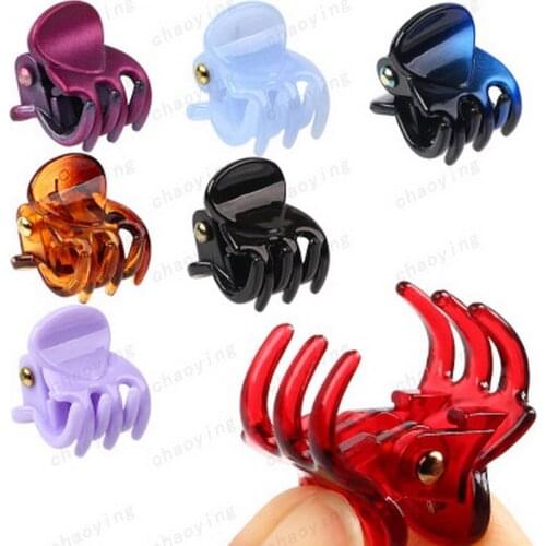 12pcs/pack New Small Hair Clips Claw For Women Mini Hairpin Girls Hair Crab Duckbill Clip Ladies Barettes Hairstyl Accessories
