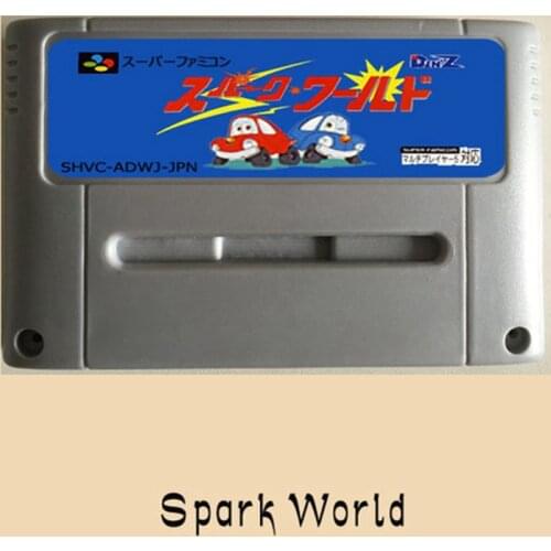Spark World 16 bit Big Gray Game Card For 46pin Game Player