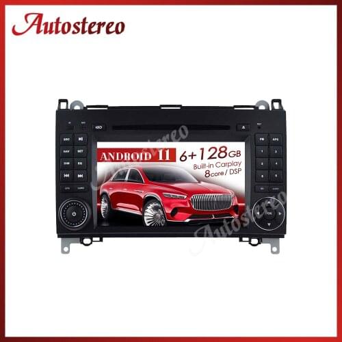 6+128G Android 11 Car DVD Player GPS For Mercedes Benz B200 B-class W245 B170 Auto Stereo Radio Car Multimedia Audio Head Unit