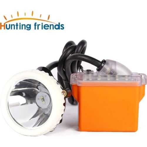 Hunting Friends Safety Mining Headlight 1+2 LED Rechargeable Miner Lamp for Hard Hat 18650 Battery Package With Led Lights