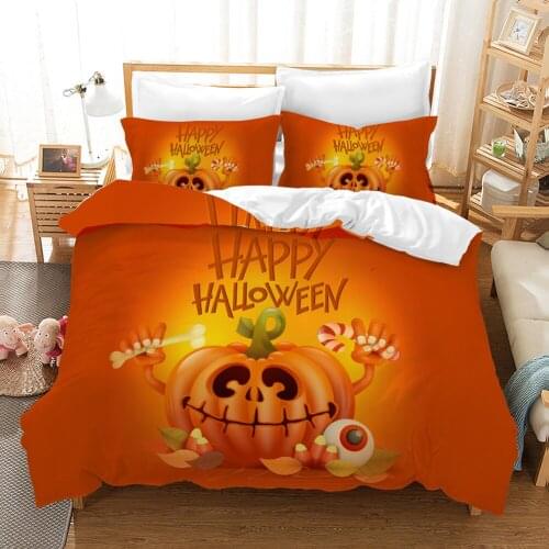 3D Bedding Set Skull Print Design Duvet Cover Sets King Queen Twin Size Dropshipping Happy Halloween Christmas New Year gifts