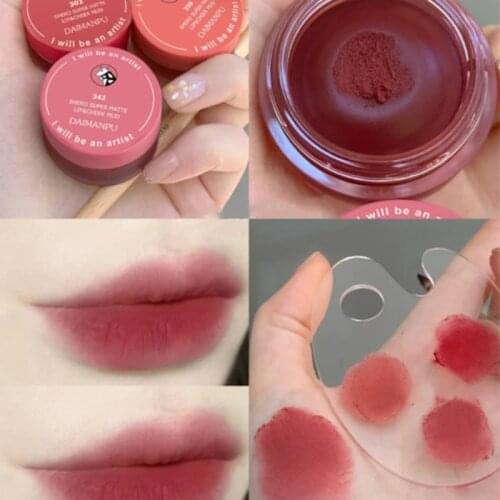 Mini Paint Pot Lipstick Velvet Matte Lip Cream Moisturizing Long Lasting Lip Gloss Lip Makeup Cosmetic TSLM1