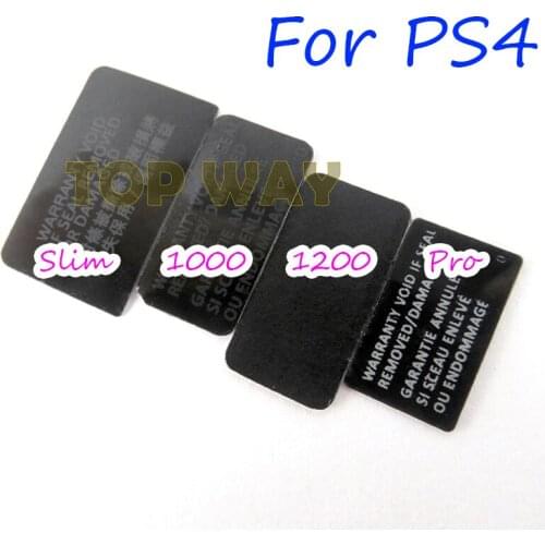 100PCS For Playstation PS4 Slim PS4 slim 2000 /1000 1100/1200/pro console Label Sticker Housing Shell Sticker Lable Seals