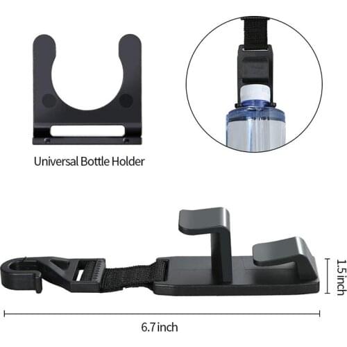 New Car Headrest Hook Seat Back Hanger For Bag Handbag Purse Grocery Cloth Portable Multifunction Clips Car Styling