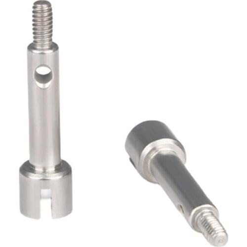 Stainless Steel Front Axle CVD Cup Forks for Axial SCX24 90081 C10 RC Car Accessories Upgrade Parts