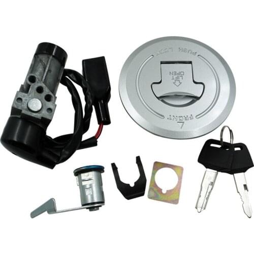 Motorcycle aluminium alloy Full set lock is suitable for CBF150 electric door lock oil cover lock full car lock