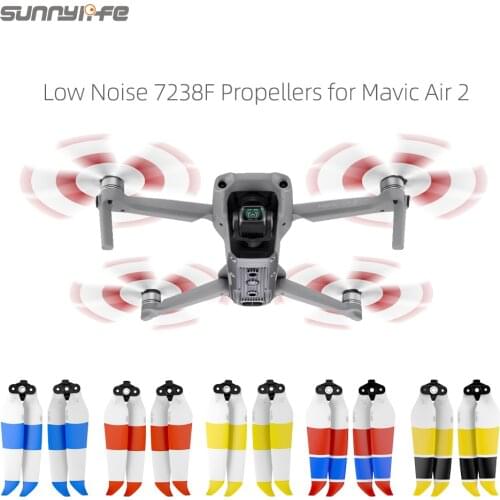 7238 Propeller For DJI Mavic Air 2 Low Noise Props Colored Color 7238F Propellers for Mavic Air 2 Accessories