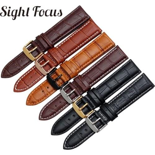 16mm18mm 19mm 20mm 21mm 22mm 23mm 24mm 26mm 28mm Cowhide Genuine Leather Watch Band for Diesel Watch Strap Wrist Bracelet Belts