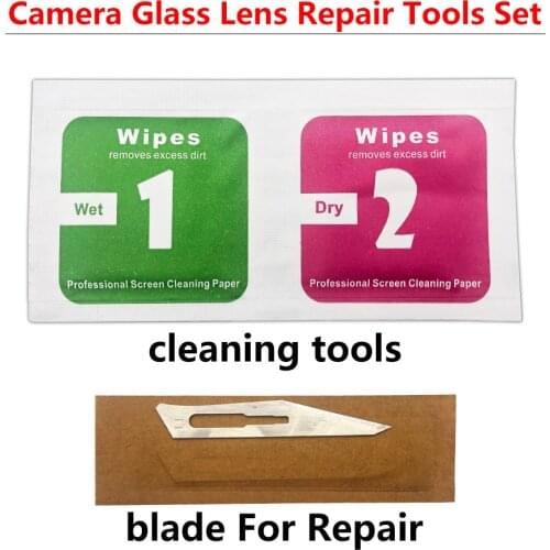 Back Rear Camera Glass Lens Cleaning Cloth Dust Removal Wet Dry Wipe Paper Rapair Tool Tools Set
