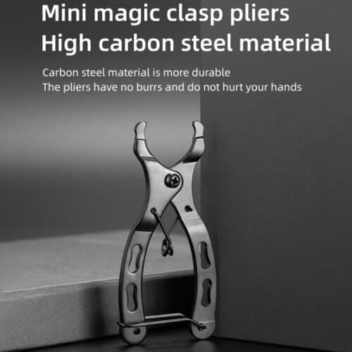 MTB Chain buckle pliers portable bicycle Chain Repair Tool quick release disassembly installation practical hexagon wrench