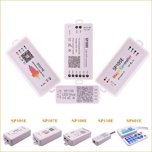 WS2812b-led Tape Controller WS2811, Sk6812, Bluetooth, Sp105e, Spe, Sp110e, Wi-fi, Sp108e, Sp501e Music, Magic Control