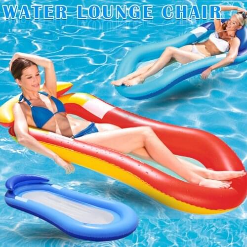 Outdoor Floating Bed Inflatable Water Hammock Floating Bed Lounge Chair Drifter Swimming Pool Beach Accessories Chaises Longues