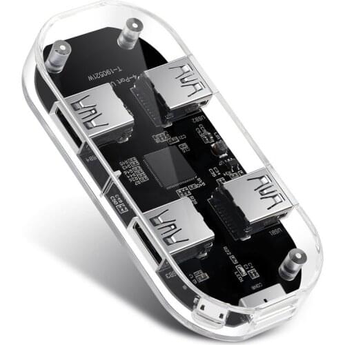 USB HUB USB 3.0 HUB Splitter Multi USB3.0 HUB Hab with Power Adapter 4 Ports Dock High Speed for IMac Laptop Desktop Accessories