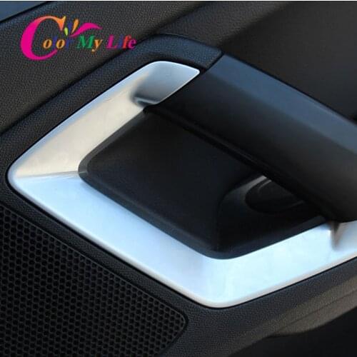Inner Car Door Armrest Sequins Inner Door Handle Protection Cover Trim Sticker for Peugeot 308 308s 408 4008 Accessories