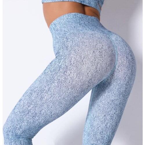 WHOUARE Women Leggings Printing Yoga Sport Pants Gym Fitness Essentials High Waist Hip Lift Breathable Printing Yoga Leggings