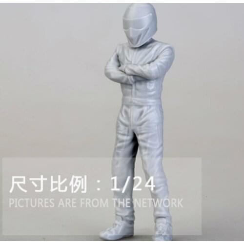 1/24 Racing driver, Resin Model Figure GK, Unassembled and unpainted kit