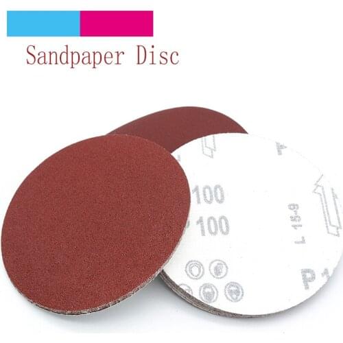 20pcs 5 inch 125mm Round Self Adhesive Sandpaper Disk Sand Sheets Grit 80-1000 Sanding Disc for Sander Grits Abrasive Tools