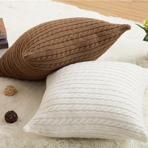 2020 New Creative Linen Pillowcases Square 45x45cm Cushion Cover Decorative Sofa Throw Pillows Case Textiles Almofadas Cojines