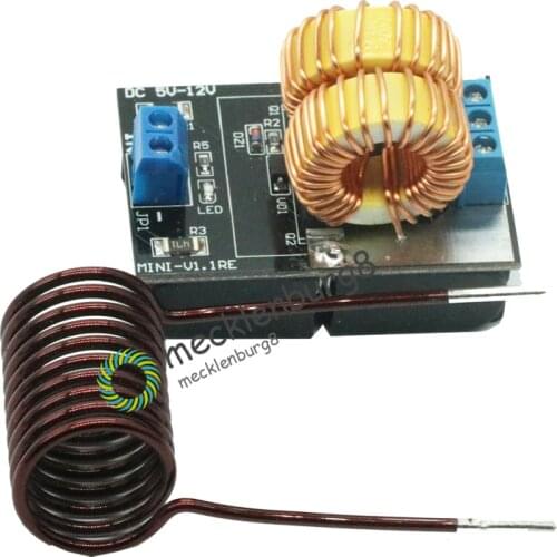 5-V 12V ZVS low voltage induction heating module Tesla Jacobs ladder with heating coil 120 W