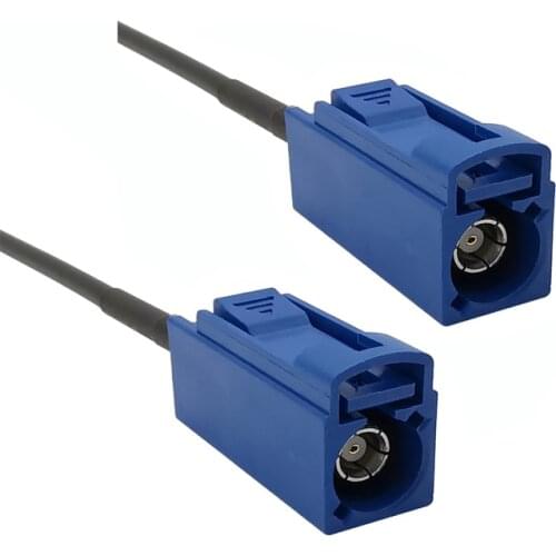 50CM Fakra C Female to Male RG174 Pigtail RF Coaxial Extension Cable Wire Connector Jack Socket Adapter for Car GPS Antennas