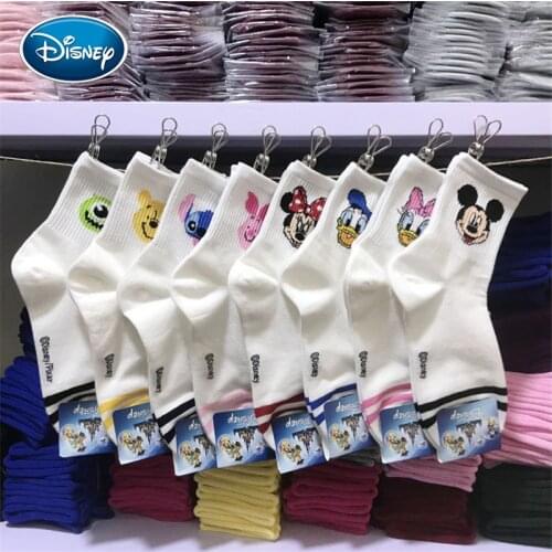 Disney Cute Cartoon Cotton Socks 2019 New Design Socks Casual Soft Socks