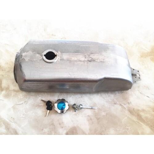 DIY Motorcycle Fuel Tank 10L Raw Metal Cafe Retro Modified Motorcycle Petrol Tanks Vintage Motorbike Gas Tank