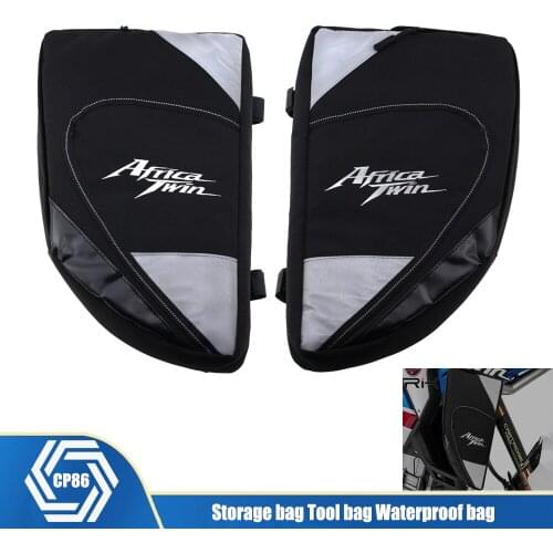 For Honda CRF1100L Africa Twin DTC Adventure Sports Motorcycle Frame Anti-Collision Bar Waterproof Tool Bag Luggage Storage Bag