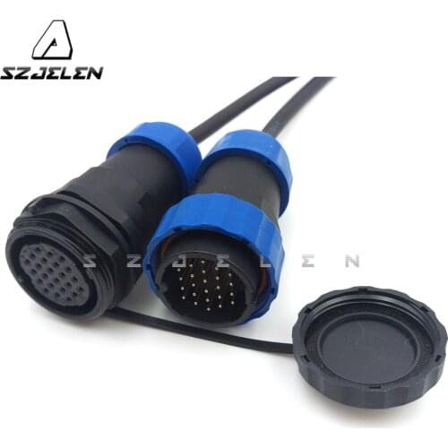 SD28TP-ZM , Waterproof connector 24pin, wire to wire connector, circular connectors, Device power plug socket IP68