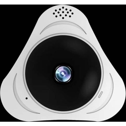 3MP 1296P 360 Degree Fish Eye Lens Panoramic View VR IP Camera Wireless Intercom Motion Detection Alarm Monitor