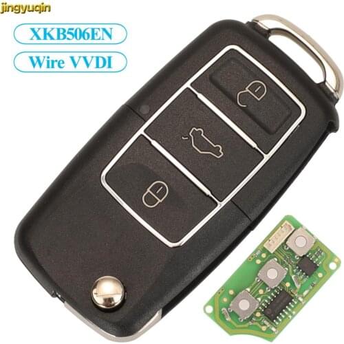 Jingyuqin XKB506EN VVDI2 Mini Key Tool For VW B5 Type Extremely Black VVDI Xhorse Wire Remote Flip Car Key Control Universal 3B