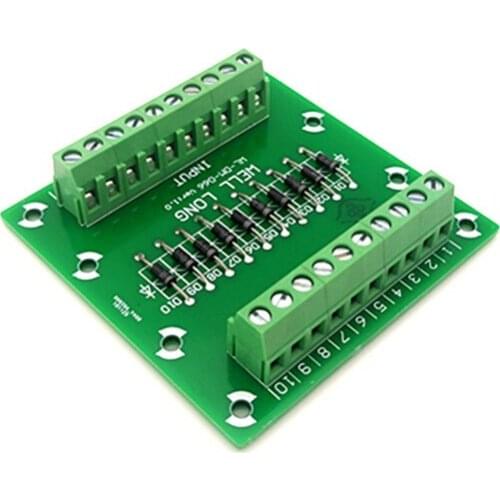 Diode Protection Terminal Block IN4007 1A/1200V Diode Terminal Block