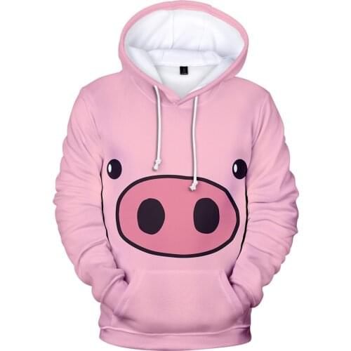 Cartoon Lucky Pig 3D Printed Hoodies boys girls Cute Pig 3D Hoodie Sweatshirt Casual Kawaii Teen Jacket Coat Streetwear clothes