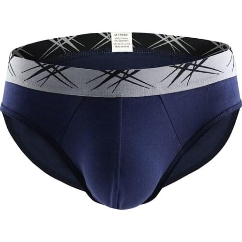 Men Underwear Sexy Men Briefs Cotton Breathable Mens Slip Cueca Male Panties Underpants Briefs 6 Colors