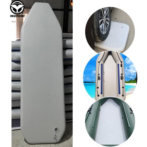 175-360cm PVC Wear-resistant Inflatable Deck Drop Stitch Foldable Inflatable Boat Bottom Air Deck For 2-6 Person