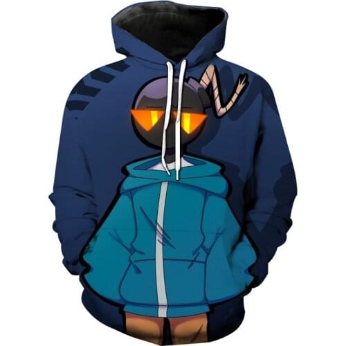 New Hooded Anime Friday Night Funkin Print Sweatshirt Long Sleeve Autumn Spring Casual Hoodies Sports 3d Hoodies Sweatshirts