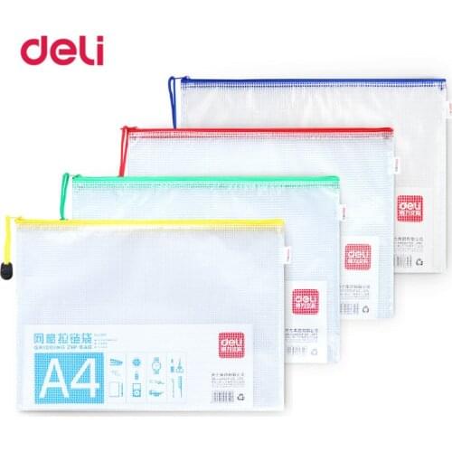 Deli Papel A4 File Folder statioenry Document Bag School & Office Supplies Waterproof Document Folder For Business File Folder